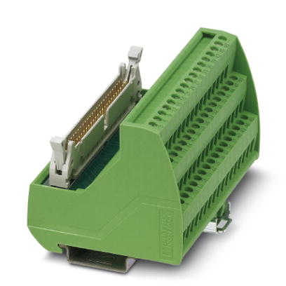 VIP-3/SC/FLK50    VARIOFACE module, with screw connection and flat-ribbon cable plug connector, for mounting on NS 32 or NS 35/7.5, with pin strip and