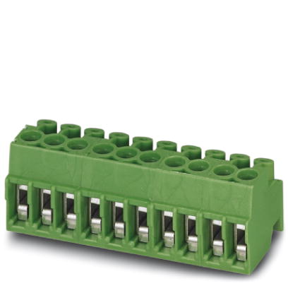 PT 1,5/ 2-PH-3,5-A    Plug component, Nominal current: 6 A, Nom. voltage: 160 V, Pitch: 3.5 mm, Number of positions: 2, Connection type: Screw connect