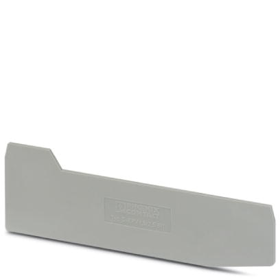 D-ZPV 1,5/2,5 (8/1)    End cover for modular terminal blocks, Length: 113 mm, Width: 2 mm, Color: gray
