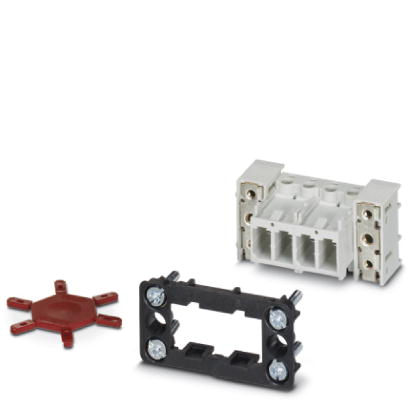 VC-AR1/2M-S22-SET    Contact insert set for mounting side, sleeve frame with PE, 4 fixing screws, 2-