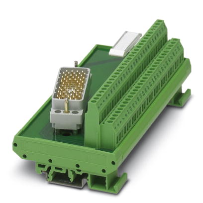 UMK- EC56/56-XOR    VARIOFACE module, for ELCO plug connector, for mounting on NS 35/7.5 or NS 32, with pin strip 8016 right, no. of positions 56