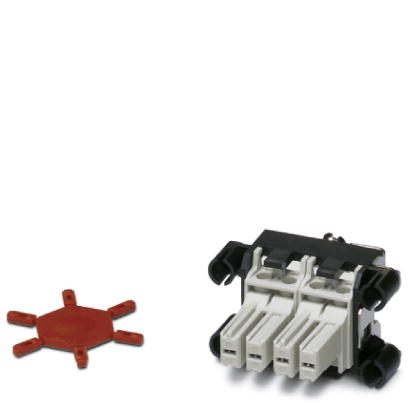 VC-TR1/2M-PEA-S22-SET    Contact insert set for sleeve side, sleeve frame with PE, 4 fixing screws,