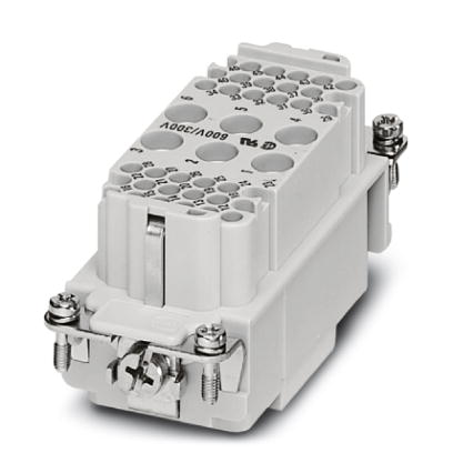 HC-K 6/36-EBUC    HEAVYCON female insert, K6/36 series, for 6 power and 36 control contacts, crimp c