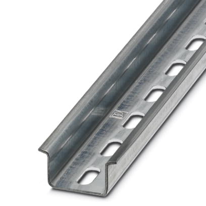 NS 35/15 ZN PERF 2000MM    DIN rail, material: Galvanized, perforated, height 15 mm, width 35 mm, length: 2 m