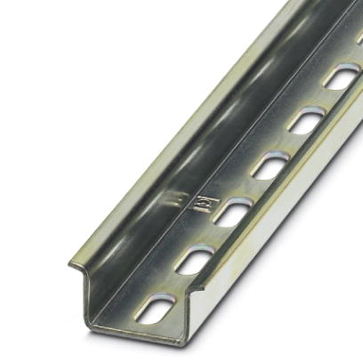 NS 35/15 PERF 2000MM    DIN rail, material: Steel, perforated, height 15 mm, width 35 mm, length: 2 m