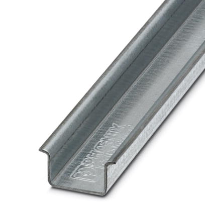 NS 35/15 ZN UNPERF 2000MM    DIN rail, material: Galvanized, unperforated, height 15 mm, width 35 mm
