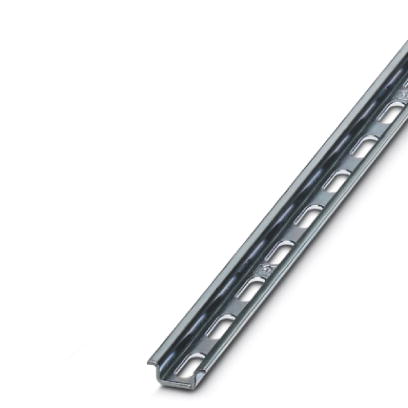 NS 15 WH PERF 2000MM-VPE 10    DIN rail, material: steel, perforated, height 5.5 mm, width 15 mm, le