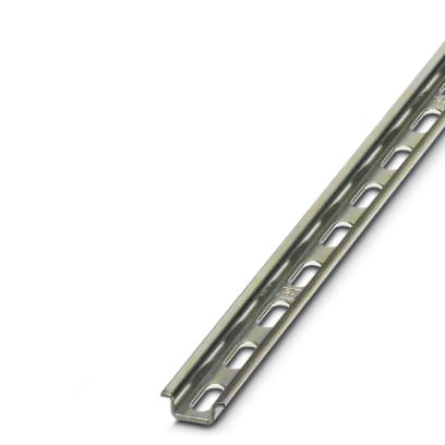 NS 15 PERF 2000MM VPE 10    DIN rail, material: steel, perforated, height 5.5 mm, width 15 mm, lengt