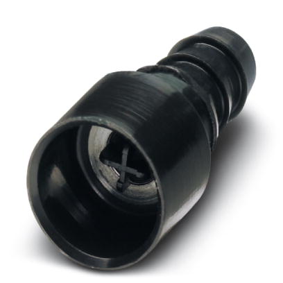 HC-M-PN2-6,00-BU-V    Pneumatics female connector with valve, for HC-M-PN2 module, cross section of