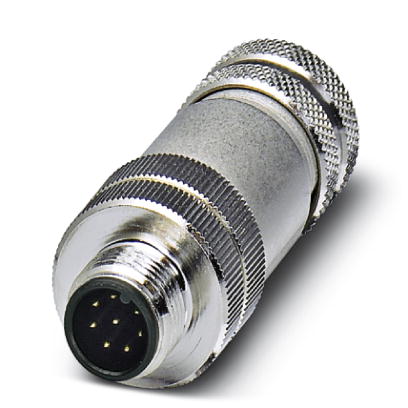 SACC-M12MS-8CON-PG 9-SH    Sensor/actuator connector, male, straight, 8-pos., M12, shielded, A-coded