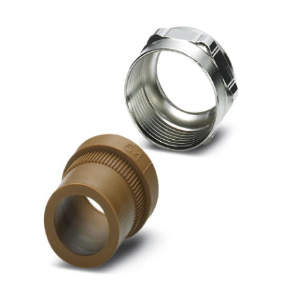 VC-M-KV-PG21(17-20,5)    Half screw connection Pg21, made of metal, consisting of rubber seal with o