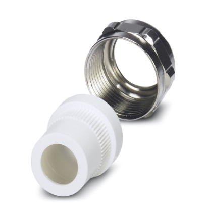 VC-M-KV-PG16(11,5-15,5)    Half screw connection Pg16, made of metal, consisting of rubber seal with