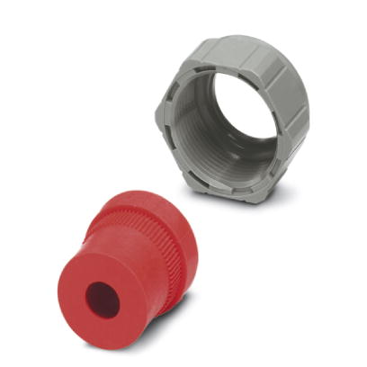 VC-K-KV-PG21( 9-13)    Half screw connection Pg21, made of plastic, consisting of rubber seal with o