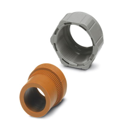 VC-K-KV-PG21(17-20,5)    Half screw connection Pg21, made of plastic, consisting of rubber seal with