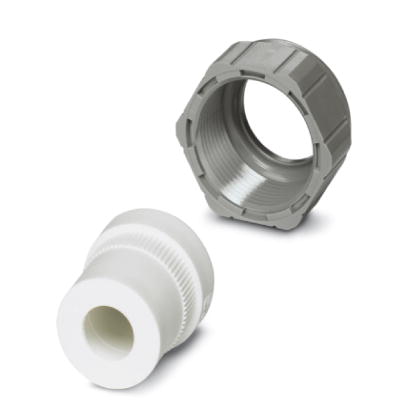 VC-K-KV-PG21(11,5-15,5)    Half screw connection Pg21, made of plastic, consisting of rubber seal wi