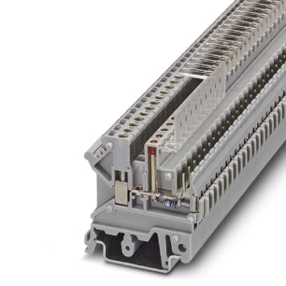 UK 3-MVSTB-5,08    Feed-through modular terminal block, Nominal current: 12 A, Nominal voltage: 250 V, Cross section: 0.2 mm? - 4 mm?, AWG: 24 - 12, M