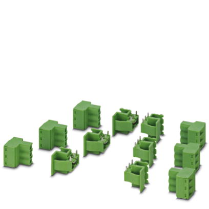 MSTBO 2,5/ 3-6 ST SET    Kit consisting of COMBICON header and screw connectors for 6x3 positions (18-pos.), color: Green