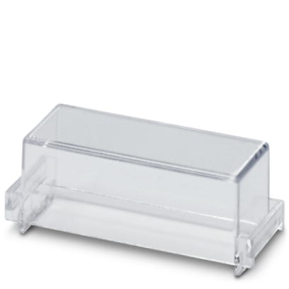 EMG 17-H 15MM KLAR    Cover, for the contact and dust-protected encapsulation of the components, in transparent design. Height: 15 mm, width: 17 mm