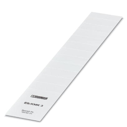 ES/KMK 3    Insert strips for cable markers KMK 3 and KMK 4, perforated, 10-section, for labeling wi
