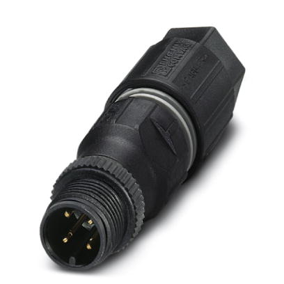 SACC-M12MS-4QO-0,75    Sensor/actuator connector, plug, straight, 4-pos., M12, A-coded, QUICKON-ONE,