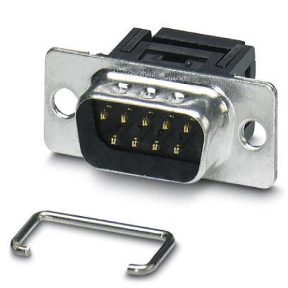 VS-09-ST-DSUB-FK    D-SUB contact insert, shell size 1, with nine signal contacts, contact type pin,