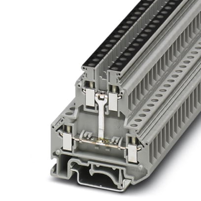 UKK 5-PV    Feed-through modular terminal block, Type of connection: Screw connection, Cross section: 0.2 mm? - 4 mm?, AWG 24 - 12, Width: 6.2 mm, Col