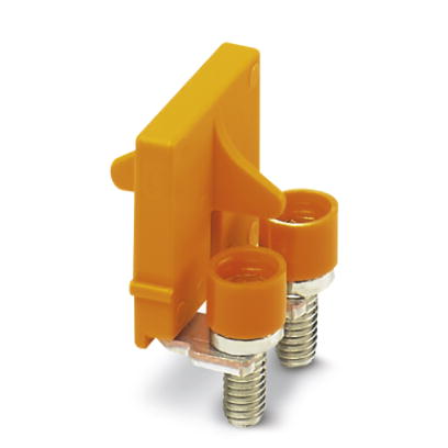 SB 2-8-T    Cross connector/jumper for modular terminal block, Number of positions: 2, Color: orange