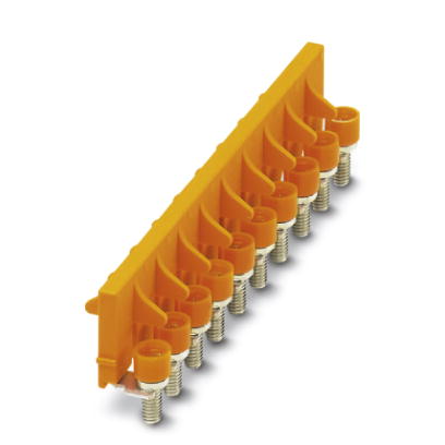 SB 10-8-T    Cross connector/jumper for modular terminal block, Number of positions: 10, Color: orange