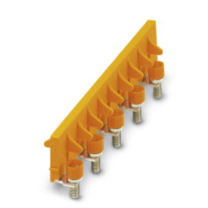 SB 10-8-T SO    Cross connector/jumper for modular terminal block, Number of positions: 10, Color: orange