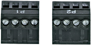 PNOZ X Set plug in screw terminals P1+P2