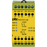 PNOZ XV2 0.5/24VDC 2n/o 2n/o fix