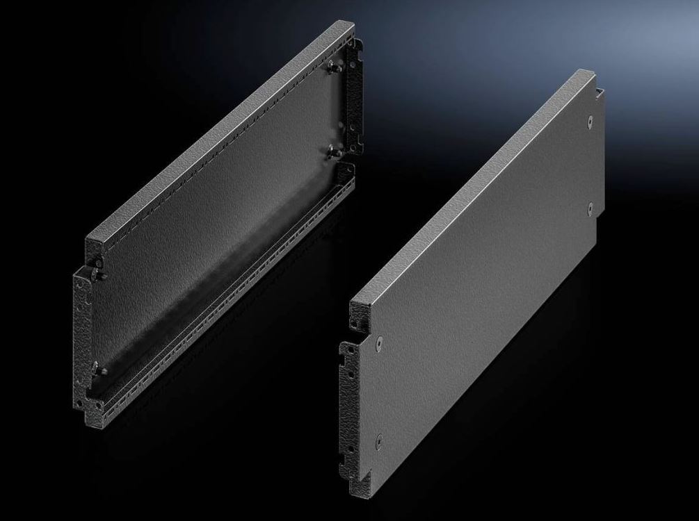 Image Rittal VX Base/plinth trim panel, side H: 200 mm, for D: 600 mm, sheet steel, RAL 9005