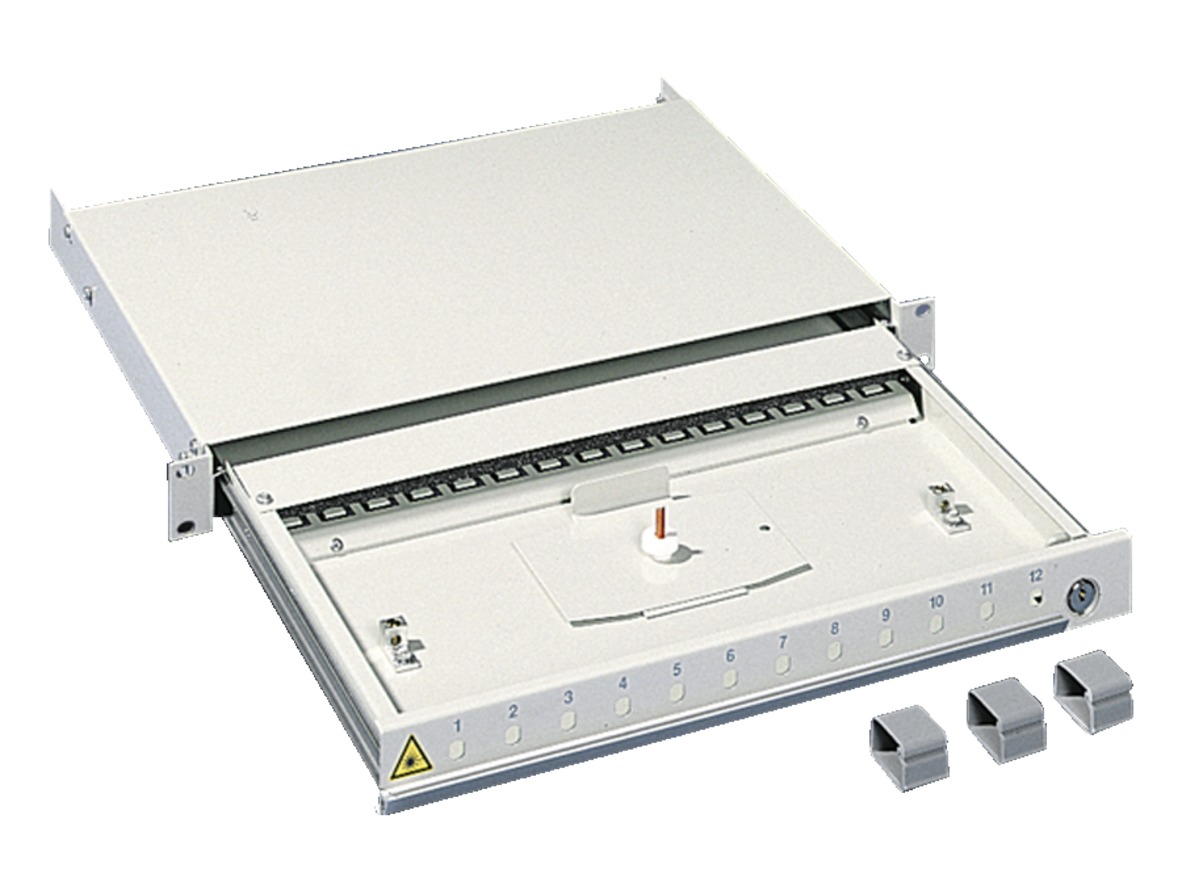 1U FIBRE OPTIC SPLICING BOX