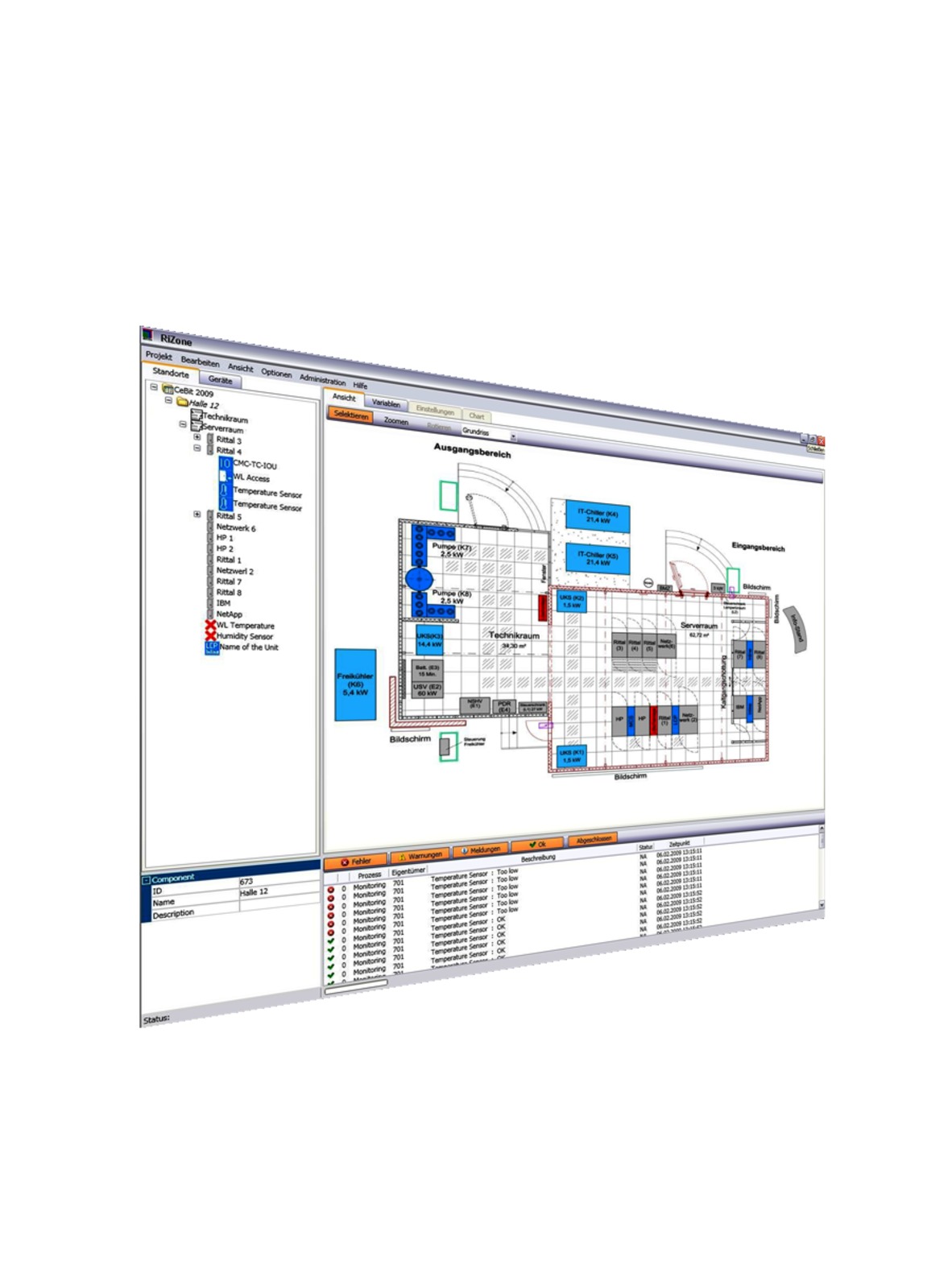 RiZone Software Appliance, graphictool