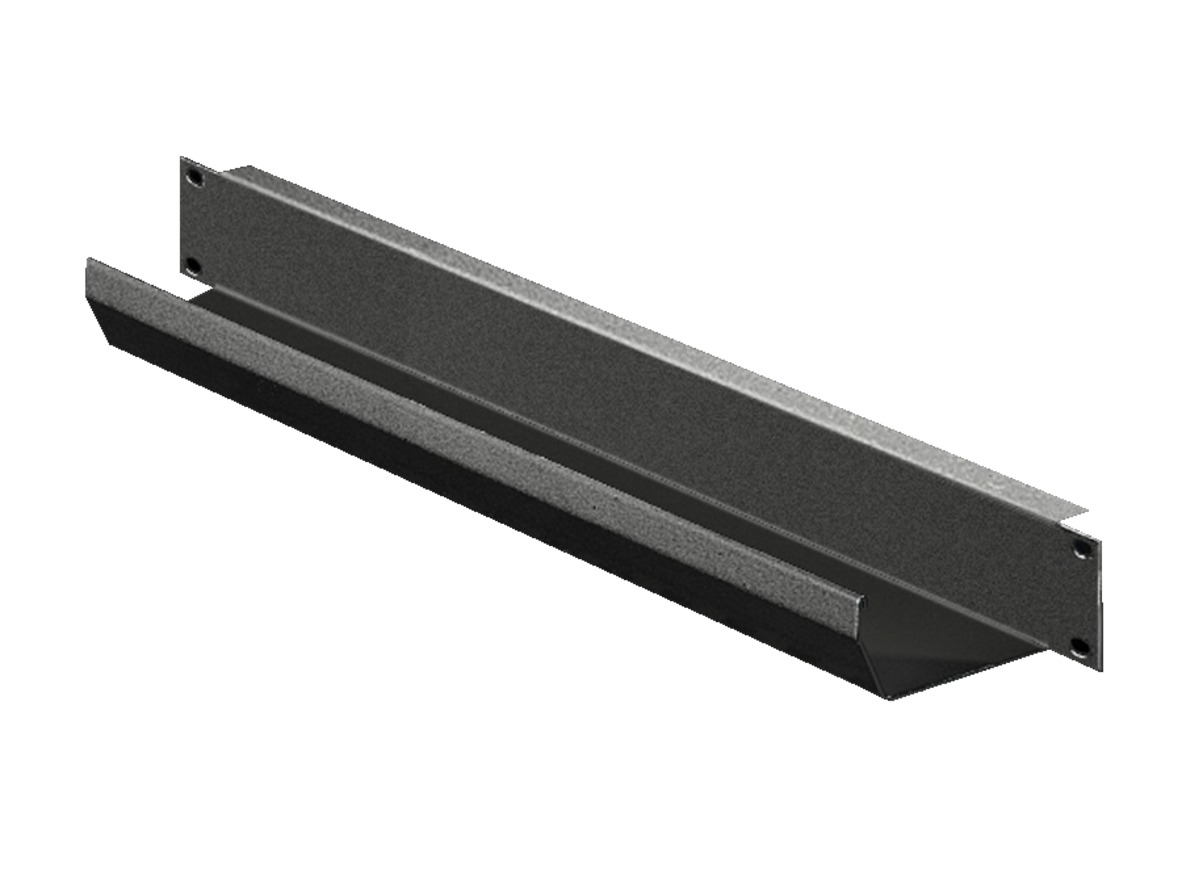 Cable routing channel 1U RAL9005