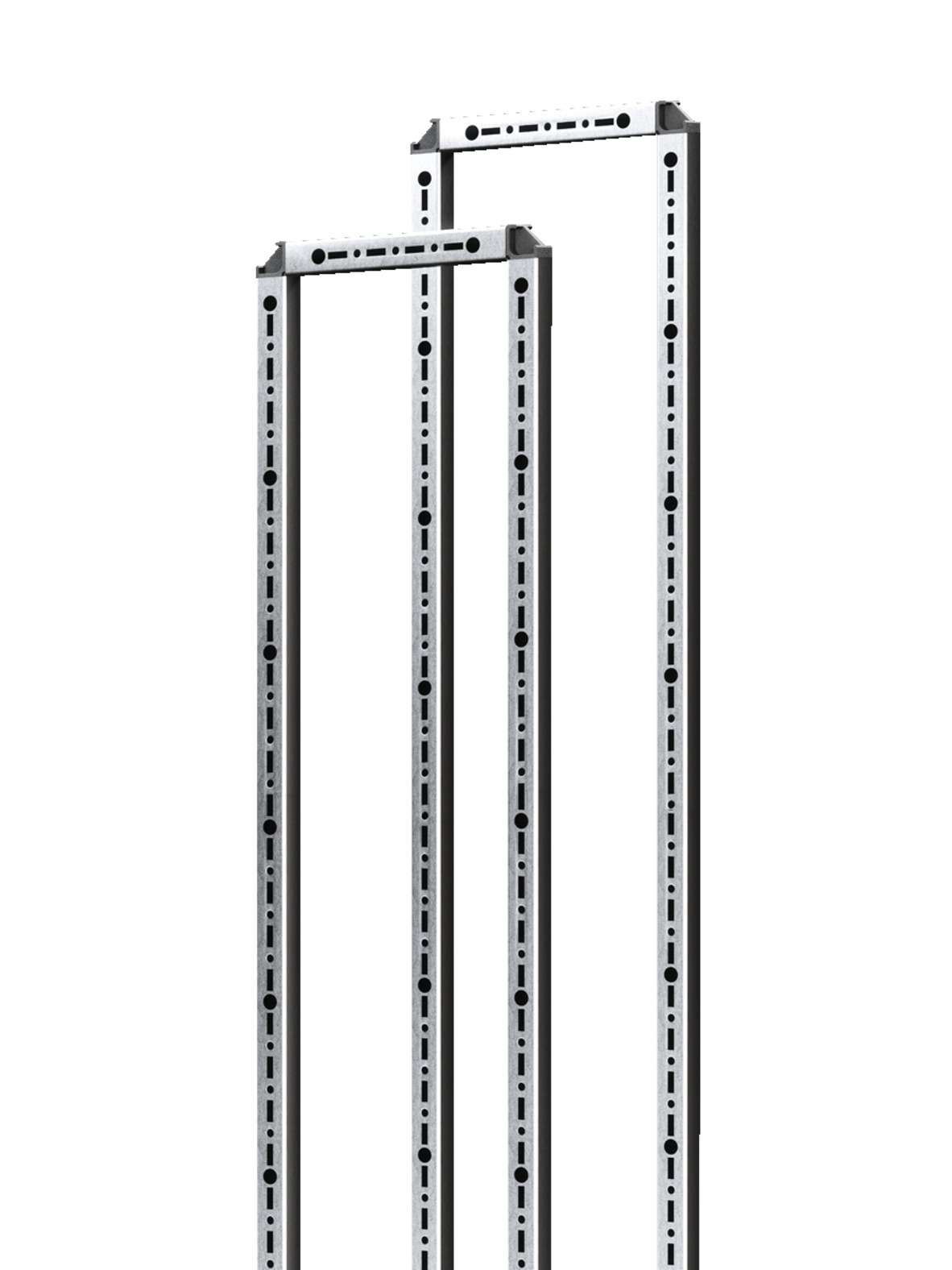 Tubular door frame for divided rear door