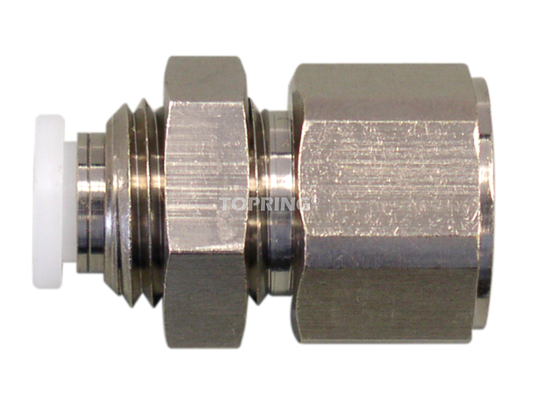 Bulkhead Connec. (F) 3/8 x 3/8(F)NPT TOPFIT