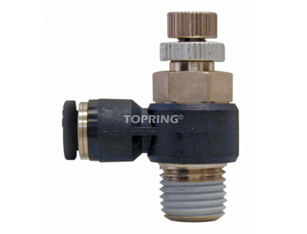 Speed Ctrl Valve 6mm x 1/8(M)BSPT MO TOPFIT