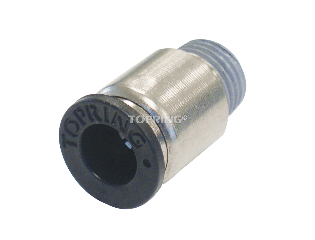 (M) Hex. Connector 3/8 x 3/8(M)NPT MAXFIT