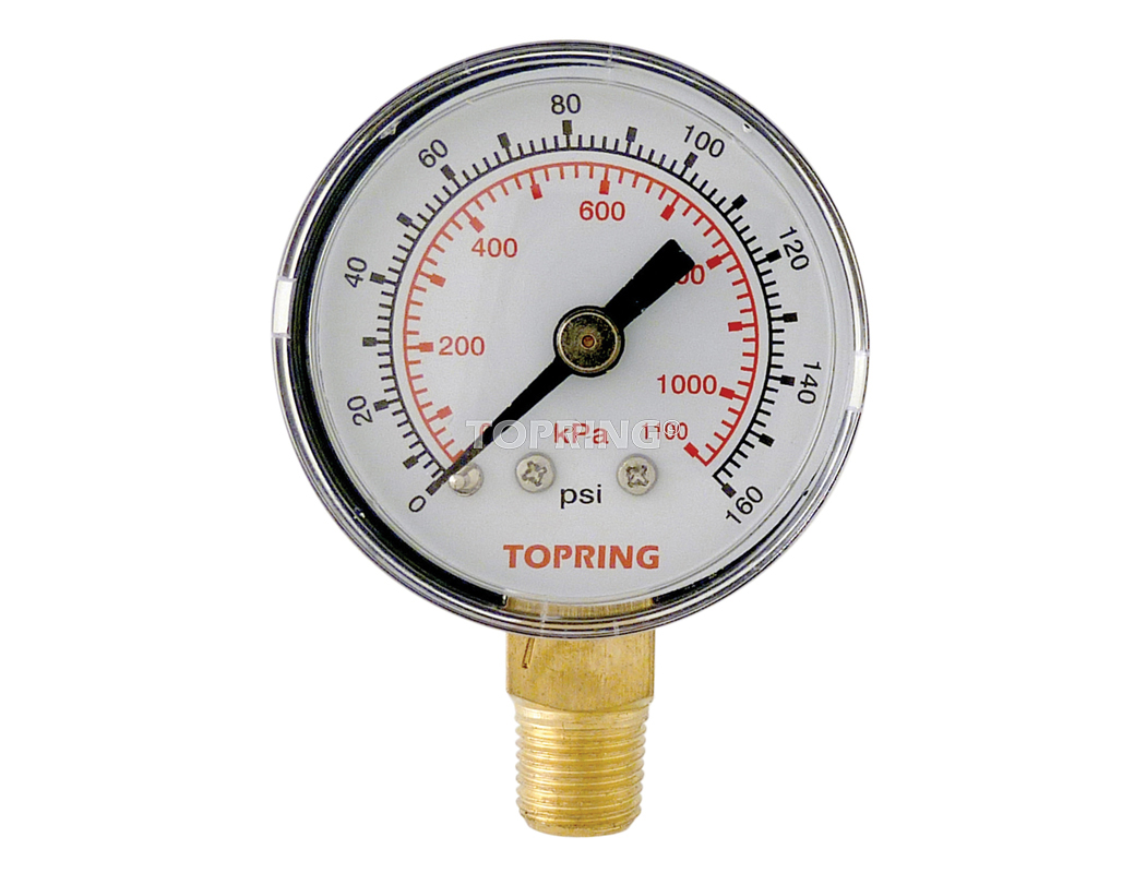 Manomètre 1-1/2" - 1/8NPT LM 0-160